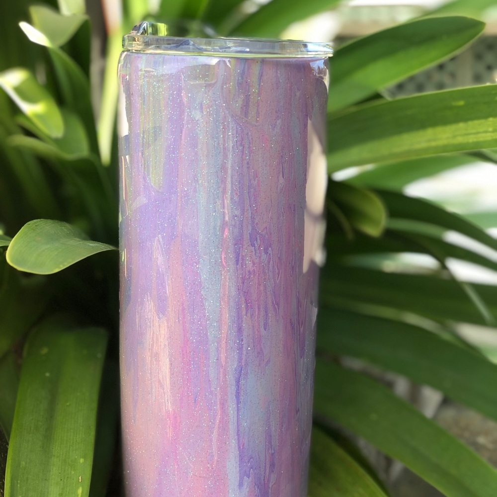 Stainless steel insulated cup 20oz .Pink Purple mix.